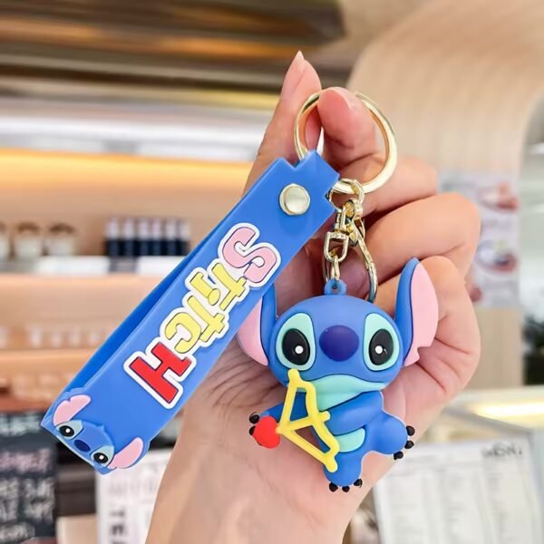 LU7831 - LLAVEROS KAWAII 3D X "STITCH" POR DECENA (10 PIEZAS) - Imagen 16