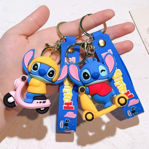 LU7831 - LLAVEROS KAWAII 3D X "STITCH" POR DECENA (10 PIEZAS) - Imagen 14