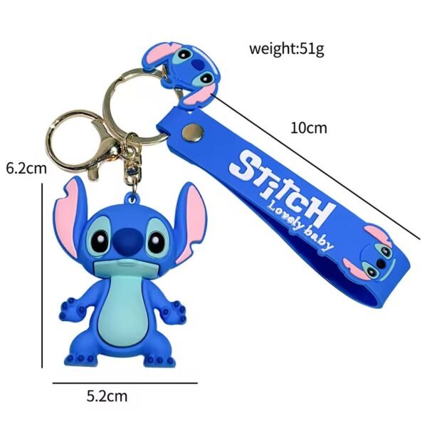 LU7831 - LLAVEROS KAWAII 3D X "STITCH" POR DECENA (10 PIEZAS) - Imagen 20
