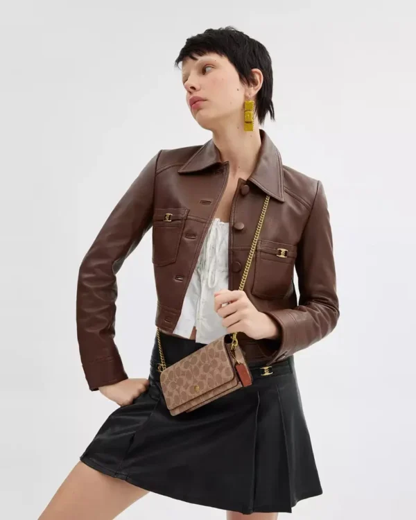 W2312 - BOLSA PREMIUM TIPO CARTERA X "COACH" CON CAJA (1 PZA) - Imagen 13