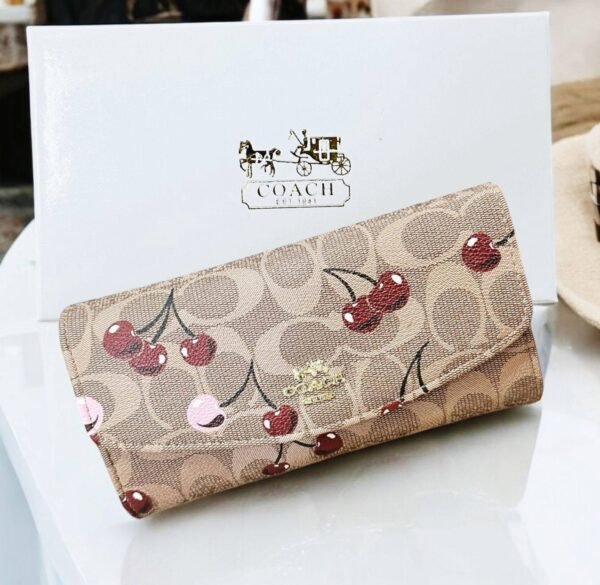 W2312 - BOLSA PREMIUM TIPO CARTERA X "COACH" CON CAJA (1 PZA) - Imagen 3