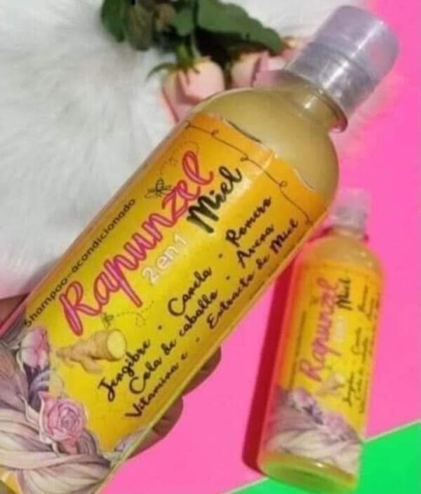 2708 - SHAMPOO RAPUNZEL MIEL 2 EN 1🐝💛 - 1pz - Imagen 5