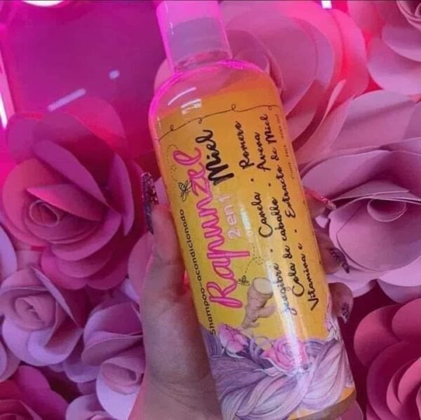 2708 - SHAMPOO RAPUNZEL MIEL 2 EN 1🐝💛 - 1pz - Imagen 3