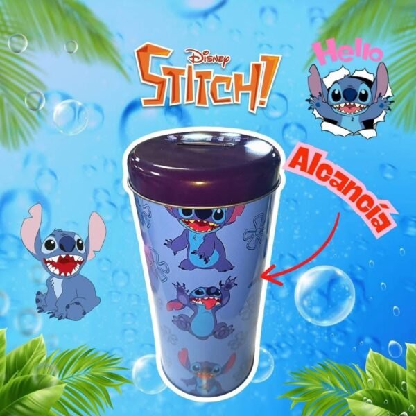 TCB043 - DUO DE VASO Y ALCANCIA X STITCH (1 PZA) - Imagen 3