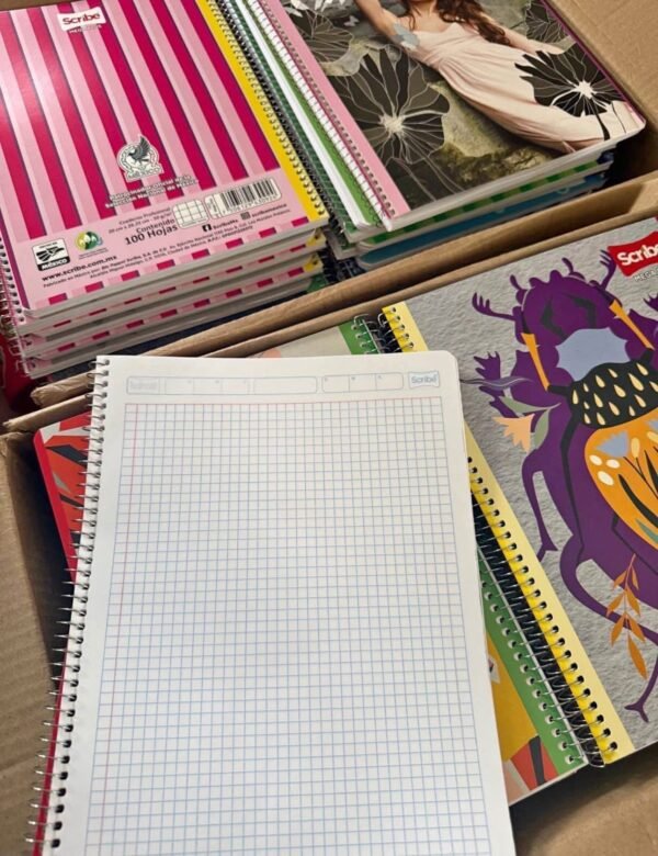 7513 - CUADERNO SCRIBE PROFESIONAL DE 100 HOJAS CON CUADRO GRANDE (1 PZA) - Imagen 4