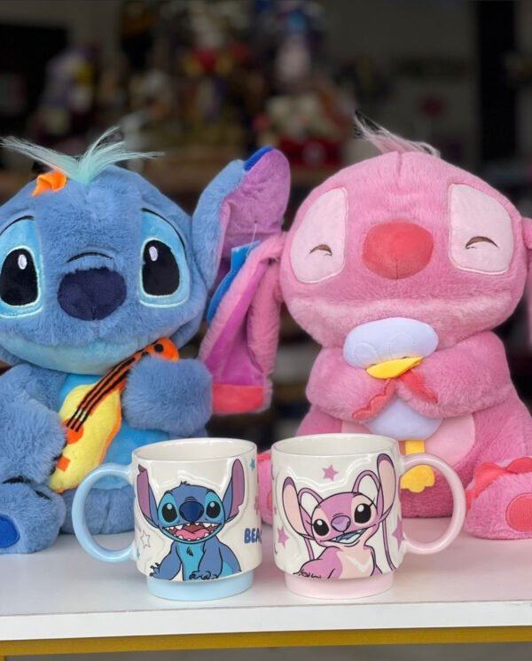TCB083 - DUO DE TAZAS X STITCH Y ANGELA (1 DUO) - Imagen 3