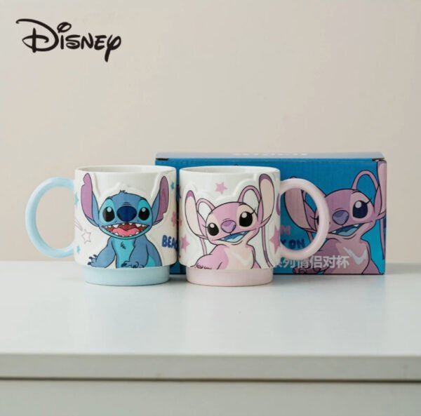 TCB083 - DUO DE TAZAS X STITCH Y ANGELA (1 DUO) - Imagen 2