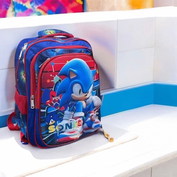 2546 - MOCHILA PARA PRIMARIA DE PERSONAJES CON LUZ LED (1 PZA) - Imagen 9