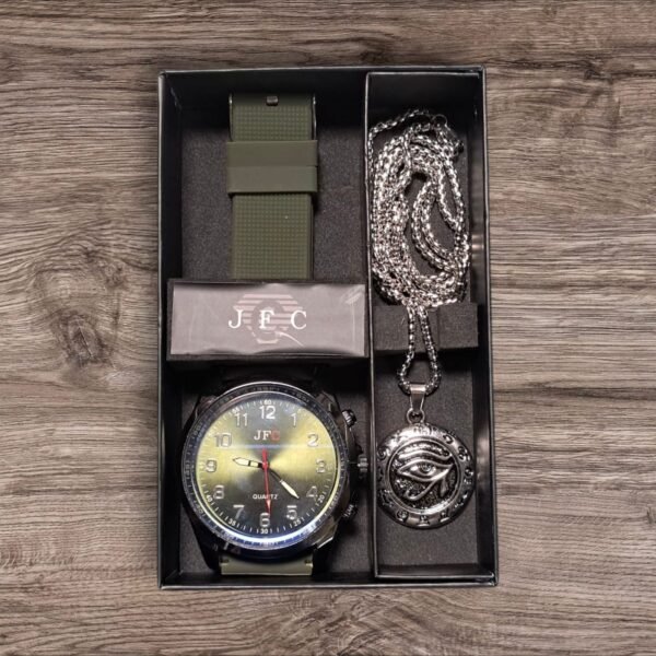 251-37 - RELOJ CON COLLAR PARA CABALLERO X JFC CON CAJA (1 PZA) - Imagen 3