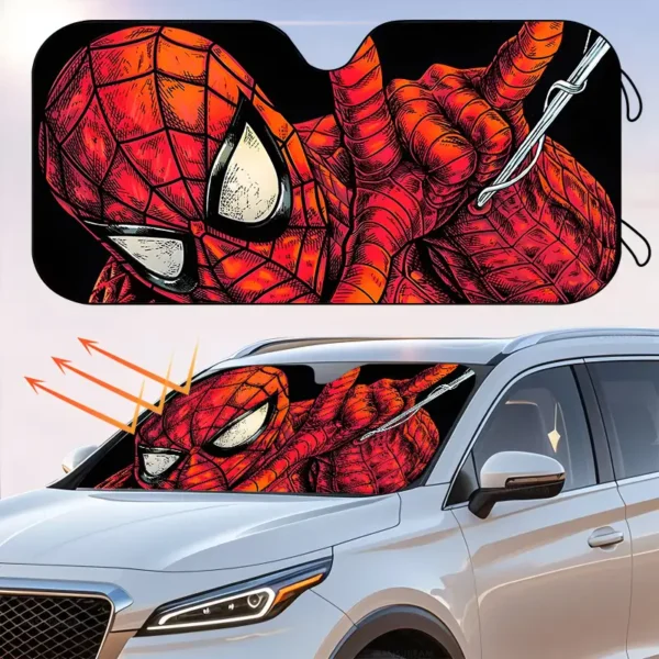 LU9392 - PARASOL DE PERSONAJES PARA AUTOMOVIL. (1 PZA) - Imagen 5