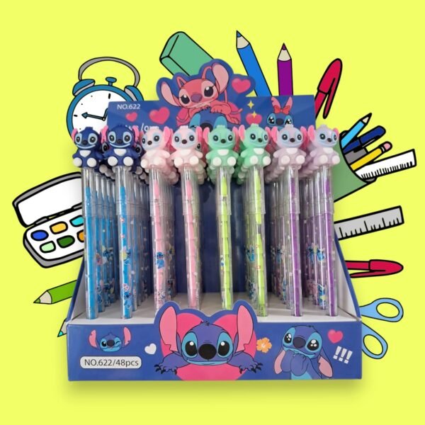251-20 - LAPICERO KAWAII X STITCH POR CUARTETO (4 PIEZAS) - Imagen 6