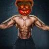 OS14 - MÁSCARA DE OSO HALLOWEEN.  (1 PZA)