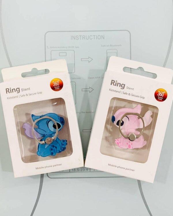 25L101- DOCENA POPSOCKET PARA CELULAR "STITCH". (1 DOCENA) - Imagen 2