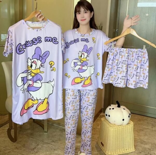 1819- SET DE 6 PIJAMAS DE 4 PIEZAS PERSONAJES. (1 SET) - Imagen 4