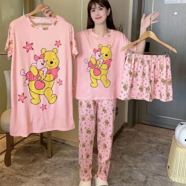1819- SET DE 6 PIJAMAS DE 4 PIEZAS PERSONAJES. (1 SET) - Imagen 5