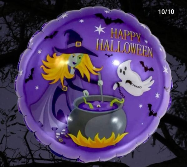 6293 - GLOBOS HALLOWEEN METALICOS. (1 DOCENA) - Imagen 11