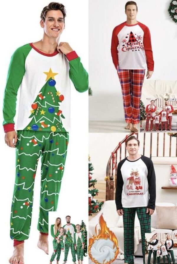 1779- SET DE 6 PIJAMAS ADULTO NAVIDEÑAS. (1 SET) - Imagen 2