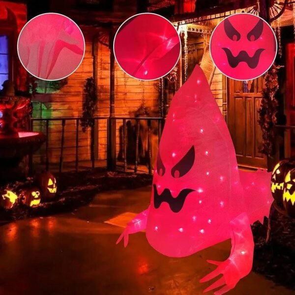 5811 - ADORNO DE FANTASMA INFLABLE "GARRAS", CON LUZ LED (1 PZA) - Imagen 11
