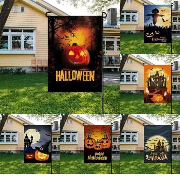 EST11 - ESTANDARTE CON DISEÑO DE HALLOWEEN POR TERCIA (3 PIEZAS) - Imagen 5