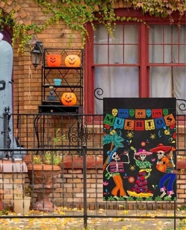 EST11 - ESTANDARTE CON DISEÑO DE HALLOWEEN POR TERCIA (3 PIEZAS) - Imagen 4