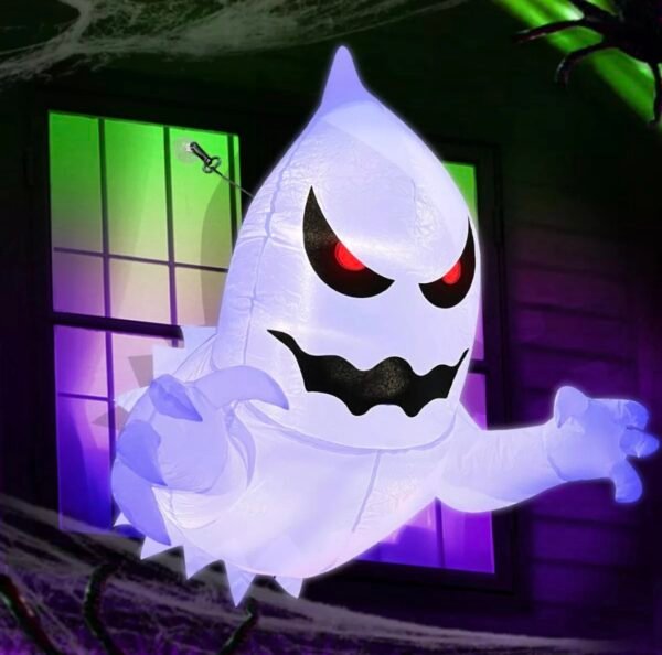 5811 - ADORNO DE FANTASMA INFLABLE "GARRAS", CON LUZ LED (1 PZA)