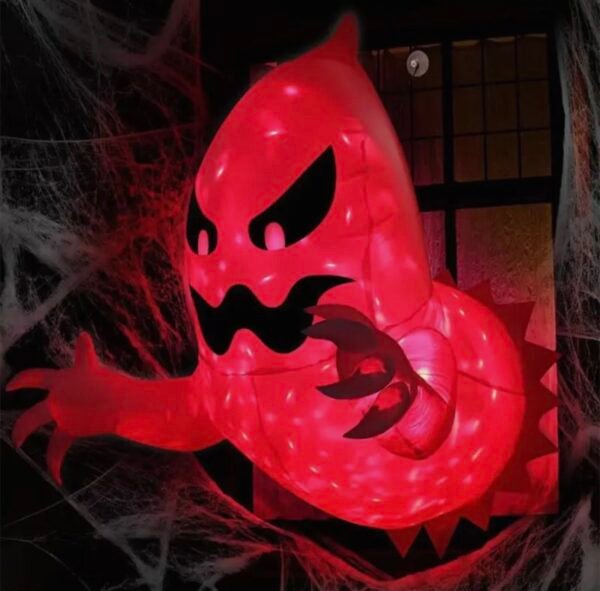 5811 - ADORNO DE FANTASMA INFLABLE "GARRAS", CON LUZ LED (1 PZA) - Imagen 2