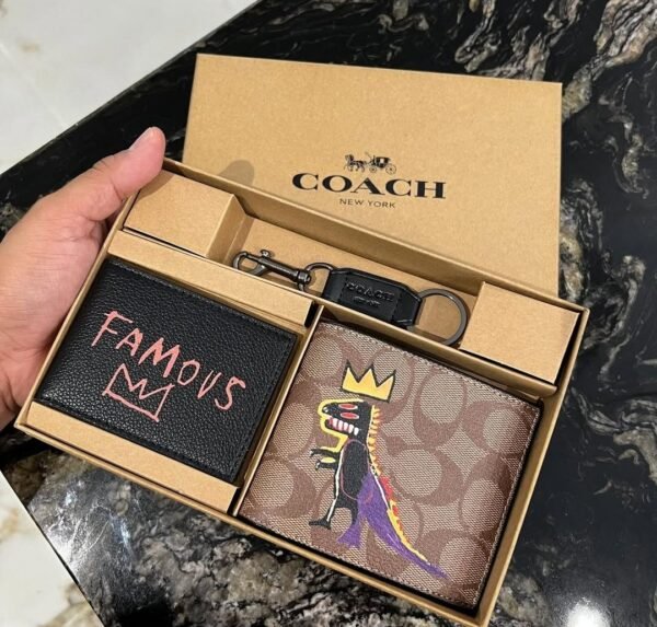 S8103 - SET CARTERA X "COACH" PARA CABALLERO. (1 SET) ) - Imagen 2