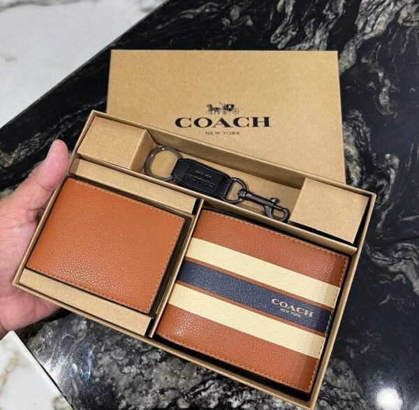 S8103 - SET CARTERA X "COACH" PARA CABALLERO. (1 SET) ) - Imagen 3