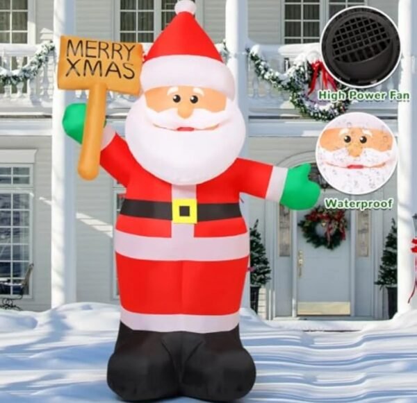 Y5323- INFLABLE NAVIDEÑO SANTA CLAUS. (1PZA) - Imagen 4