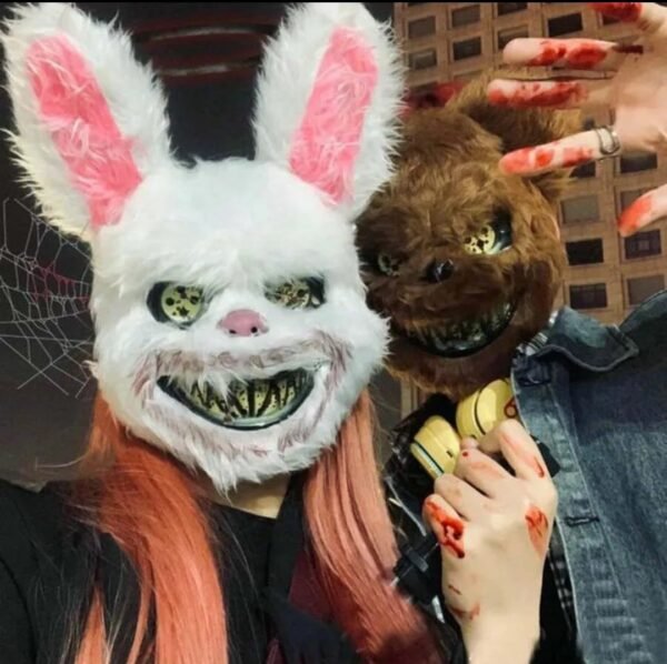 C14 - MÁSCARA DE CONEJO HALLOWEEN.  (1 PZA) - Imagen 3