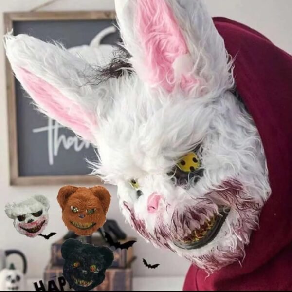 C14 - MÁSCARA DE CONEJO HALLOWEEN.  (1 PZA) - Imagen 2