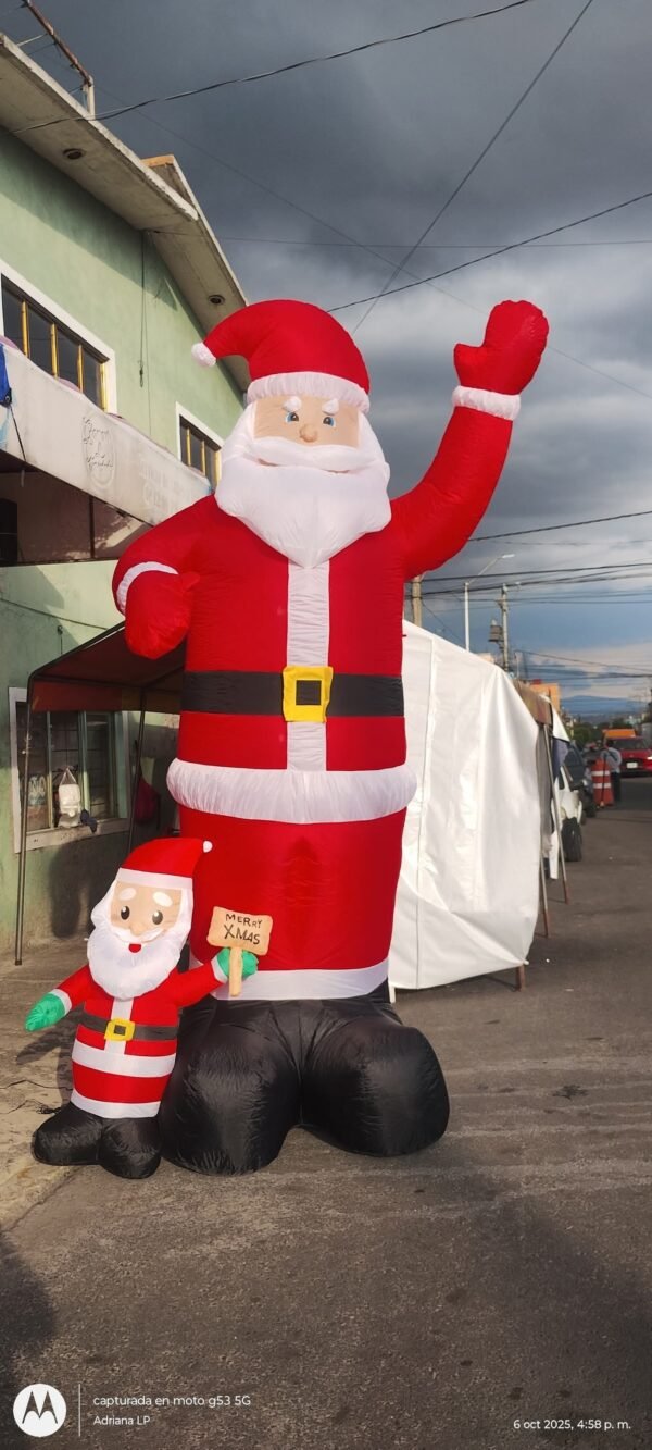 SD352- INFLABLE 3.5 METROS "SANTA CLAUS". (1 PZA) - Imagen 5