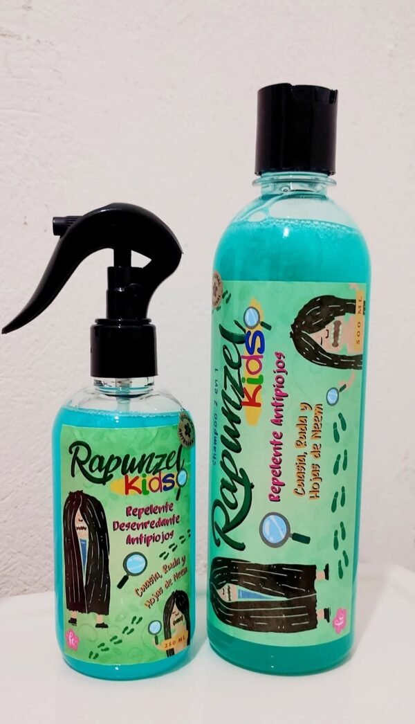 5600- LOCIÓN 2 EN 1 NIÑO ANTIPIOJOS X "RAPUNZEL KIDS". (1 PZA) - Imagen 2