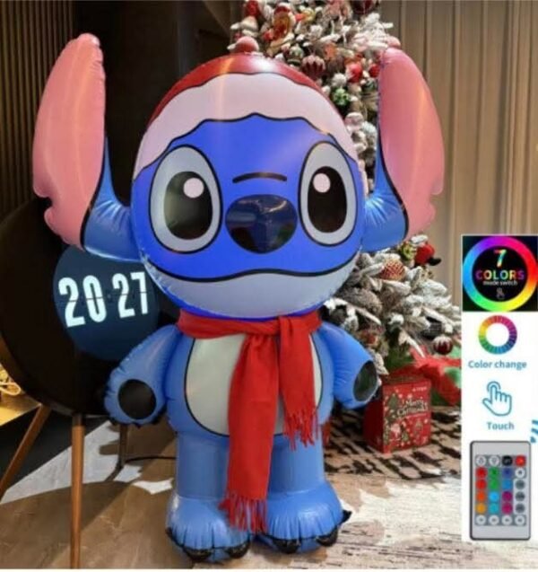 LU1955- INFLABLE STITCH CON CONTROL REMOTO 1.20 MTS. (1 PZA)