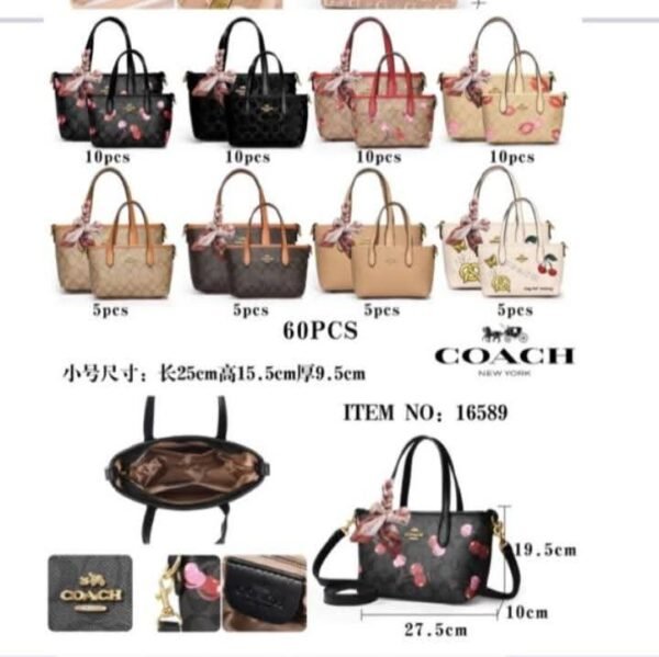 16589- BOLSA DUO "COACH". (1 DUO) - Imagen 6