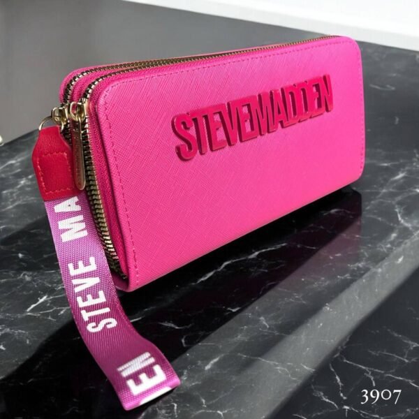 LL2829- CARTERA / MUÑEQUERA "STEVE MADDEN" DOBLE CIERRE. (1 PZA)