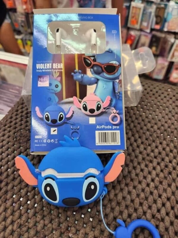 90990- AUDIFONOS AIRPODS "STITCH". (1 PZA) - Imagen 4