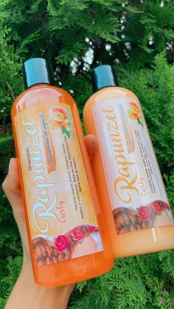5055 - SHAMPOO PARA CABELLO RIZADO "CURLY" x "RAPUNZEL" (1 PZA)