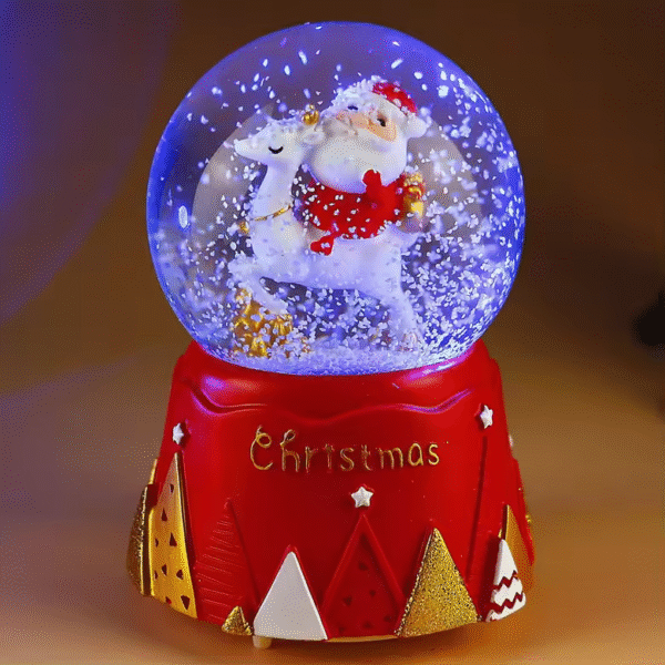 LU2234- ESFERA CON NIEVE Y LUZ. (1 PZA) - Imagen 7