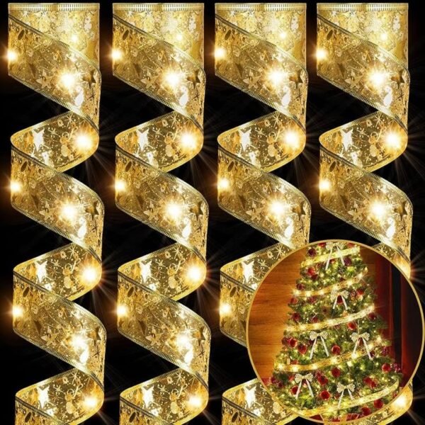 BB163- LISTÓN NAVIDEÑO CON LUZ LED 4 METROS. (1 PZA) - Imagen 3