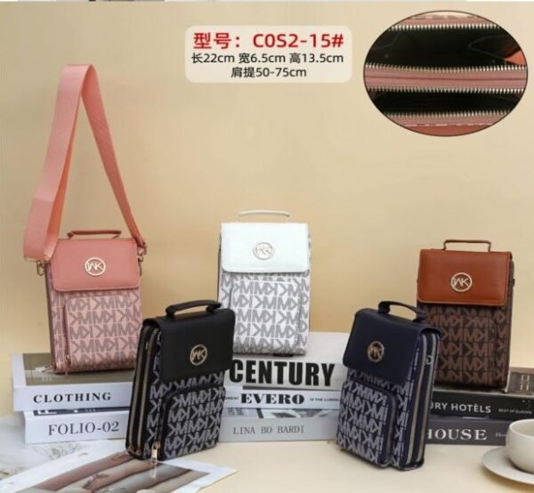 215- CROSSBODY DOBLE CIERRE TIPO "MICHAEL KORS ". (1 PZA) - Imagen 2