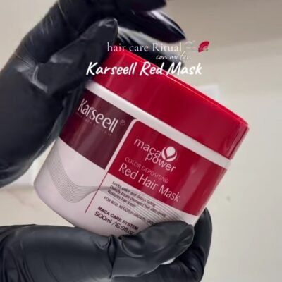 KSRED- MASCARILLA MATIZADORA "KARSELL" COLOR ROJO. (1 PZA)