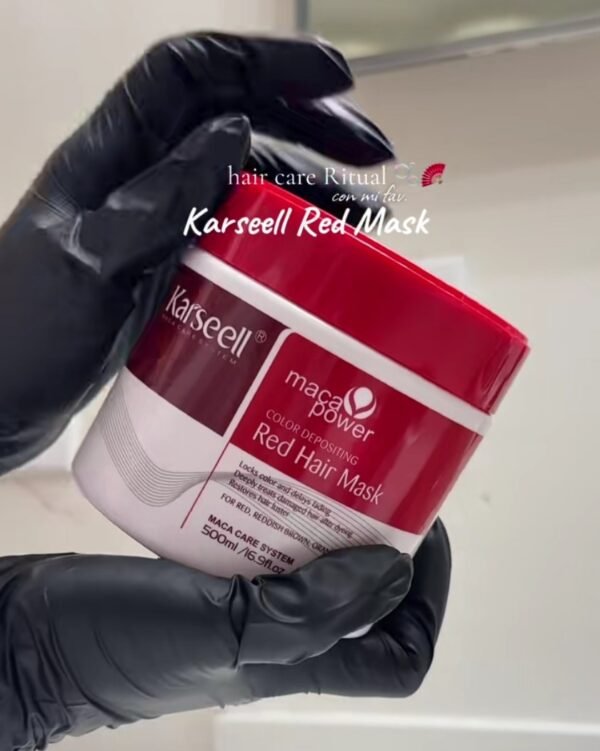 KSRED- MASCARILLA MATIZADORA "KARSELL" COLOR ROJO. (1 PZA)