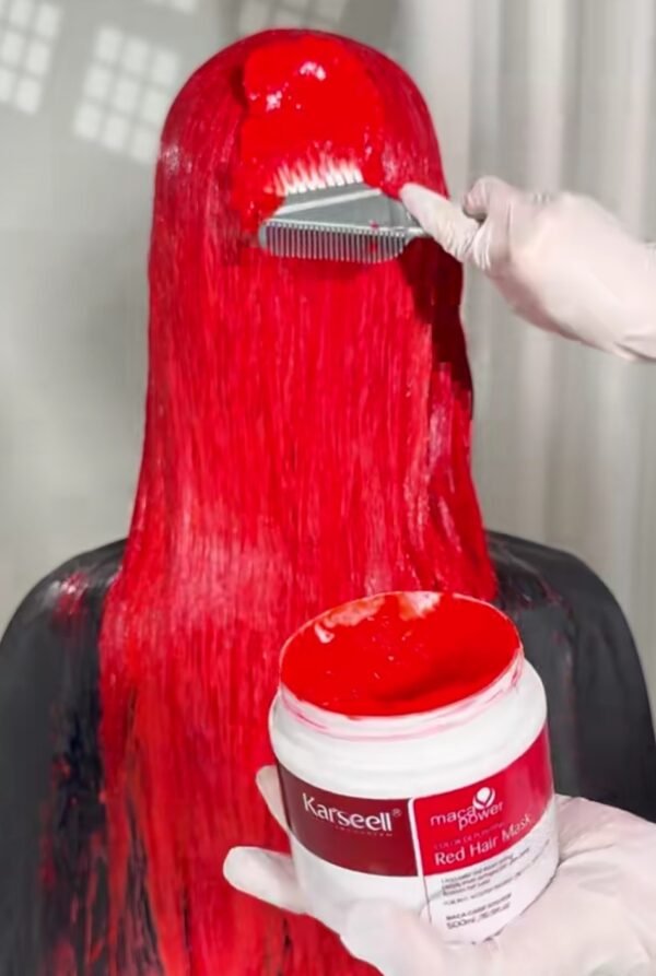KSRED- MASCARILLA MATIZADORA "KARSELL" COLOR ROJO. (1 PZA) - Imagen 5