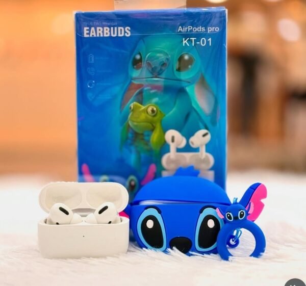 90990- AUDIFONOS AIRPODS "STITCH". (1 PZA)