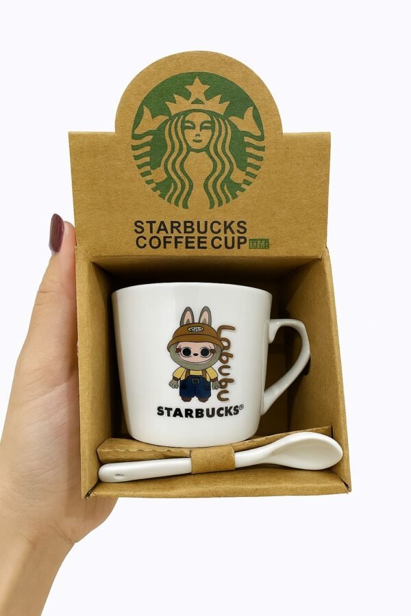 LU88127- TAZA CERÁMICA "STARBUCKS" PERSONAJES CON CAJA. (1 PZA) - Imagen 2