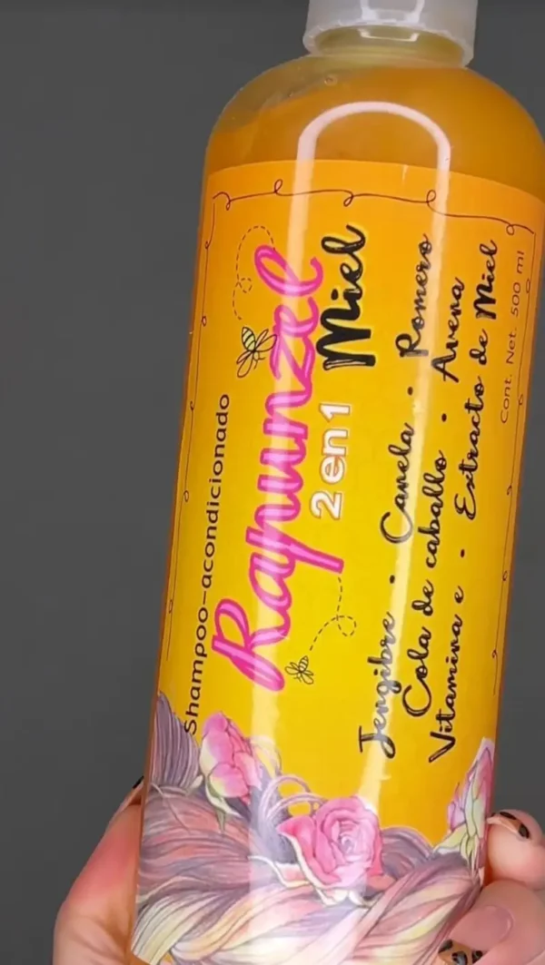 2708 - SHAMPOO DE MIEL 2 EN 1 X "RAPUNZEL" (1 PZA)