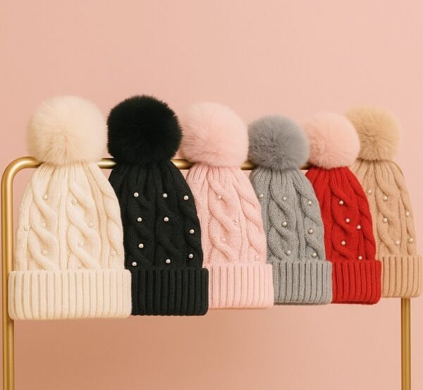 MF- GORRO CON POMPON. (1 PZA) - Imagen 3