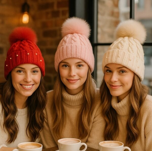 MF- GORRO CON POMPON. (1 PZA) - Imagen 4