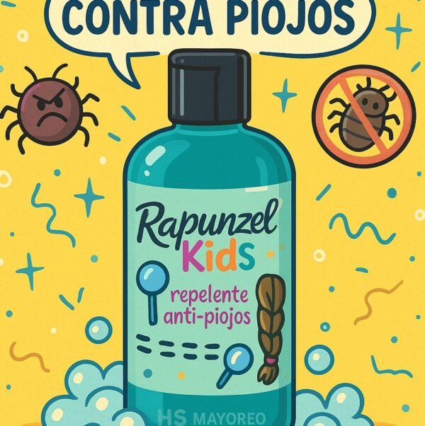 5605- SHAMPOO NIÑO ANTIPIOJOS X "RAPUNZEL KIDS". (1 PZA) - Imagen 3